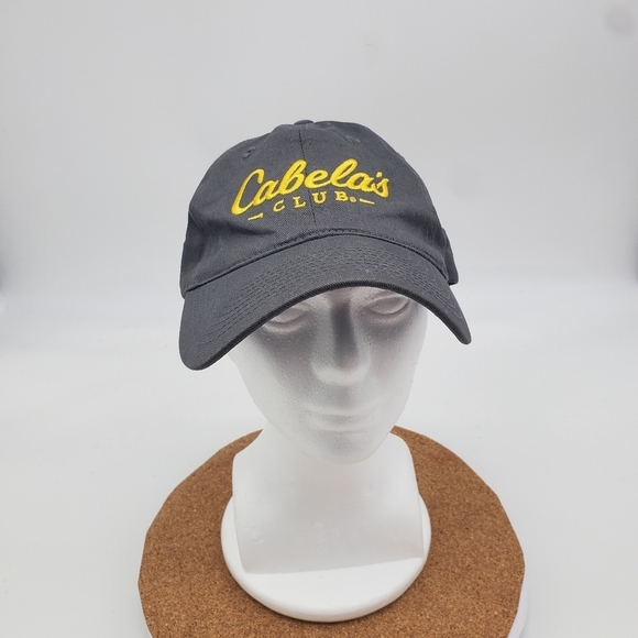 Cabela's Hat Club Baseball Cap Adult Gray Yellow Hunting Fishing Outdoors Hunt - Picture 3 of 8